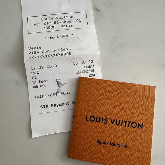 Louis Vuitton Blooming Earrings, Authentic - Picture 4 of 4